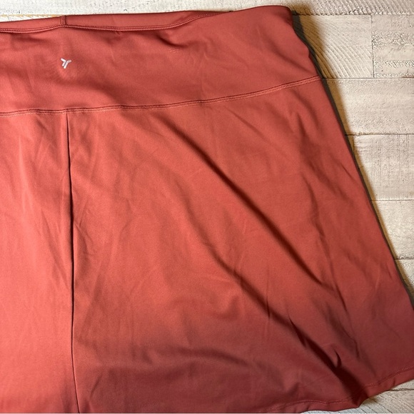 Old Navy Active Powersoft Skort Extra High Rise Go Dry Copper Red Womens Plus 3X - Picture 13 of 16